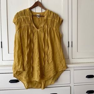 Anthropologie gauzy cotton shirt